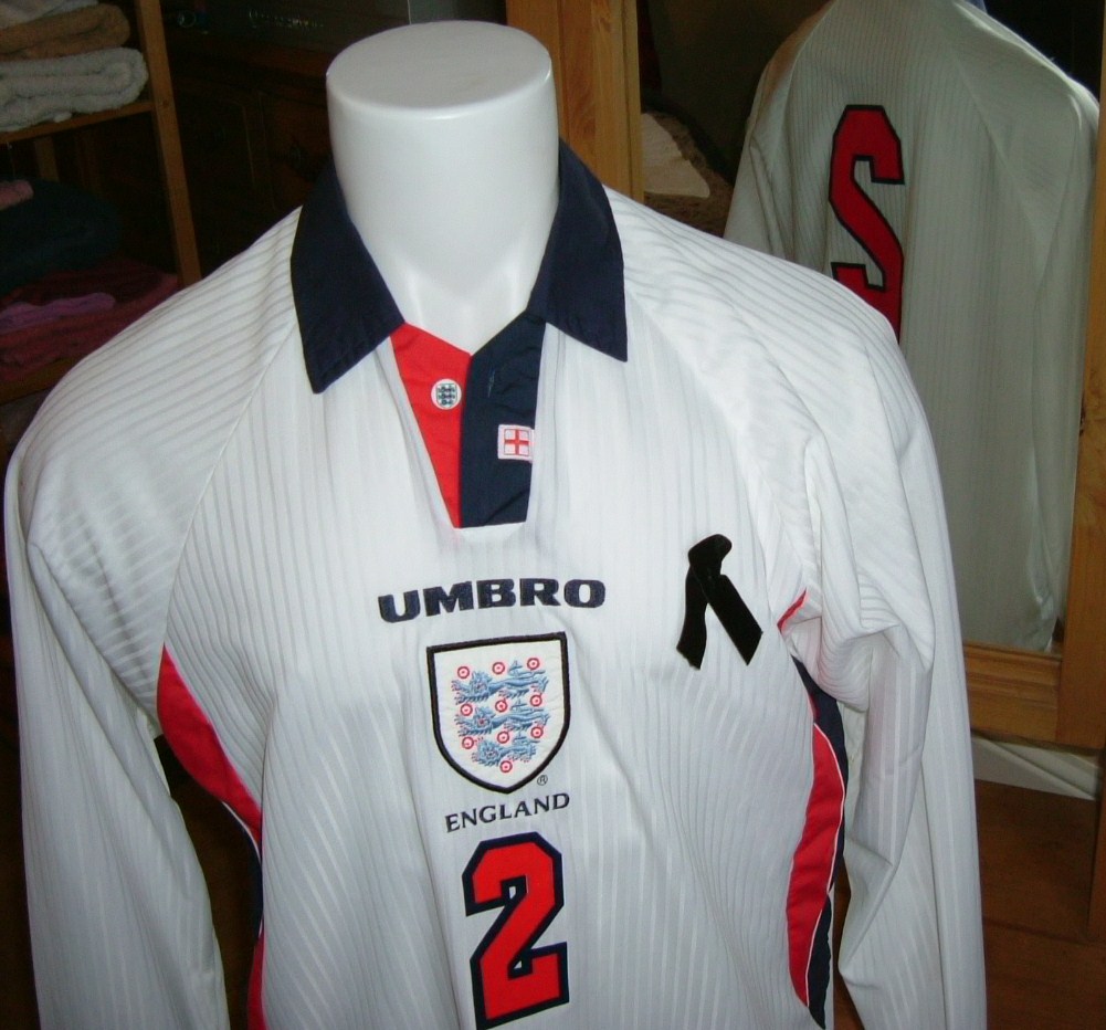 England's Home Uniform 1997 to 1999